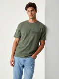 Футболка мужская кулирка с лайкрой "МЭН" МАЛАХИТ